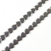 Non magnetic Hematite Beads, Heart, Faceted, 10mm, 40pcs/strand, Hole:Approx 1.5mm, Length:Approx 15.7 Inch, Sold By Strand